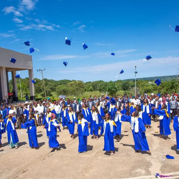 Homosha hats off graduation